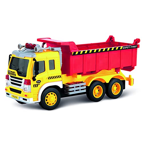 D-fun - Fahrzeug Spielzeug Arbeitsmittel LKW D-Force Cantieri Ebau, Mehrfarbig, DIP76593