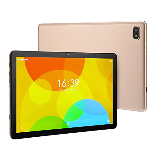 10,1-Zoll-HD-Tablet, Octa-Core-Prozessor 1920 X 1200 Anruf-Tablet 5 MP 13 MP für die Arbeit für 11.0 (Gold)