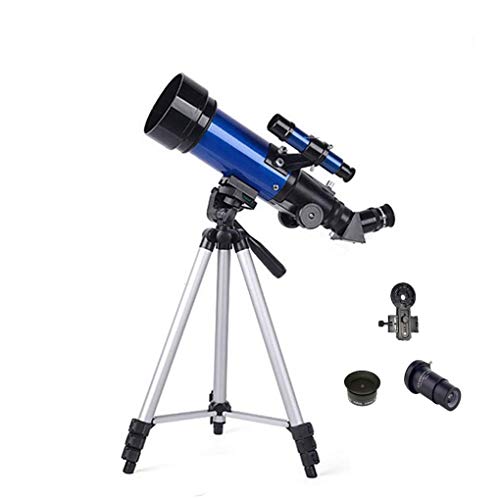 70 mm Astronomische Monokular-Teleskope für Außenreisen Kinder Weltraum Astronomischer Refraktor Anfänger Weltraum Monoskop Erwachsene Spektiv Blau D (F)