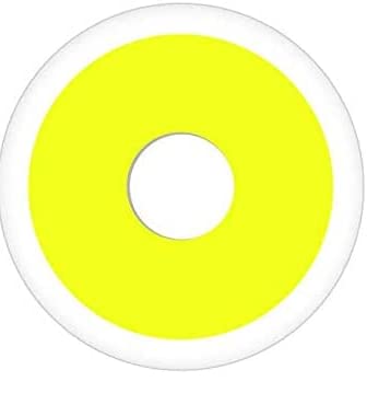 1- Day Phantom Zombie Yellow ohne Skala Nicht verschreibungspflichtige Gläser