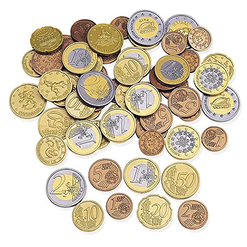 Learning Resources Spielgeldset Euro-Münzen (Set mit 100 Stück)