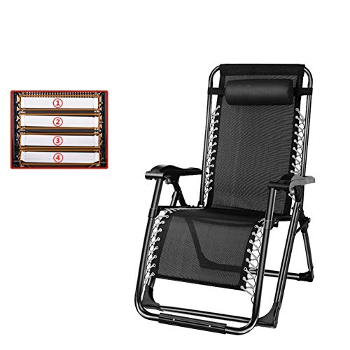 ADITAM Übergroßer, gepolsterter Zero Gravity-Stuhl, zusammenklappbarer Lounge-Sessel mit breiterer Armlehne, Verstellbarer, langlebiger Liegestuhl für Camp Beach Office Nap G Double The Comfort