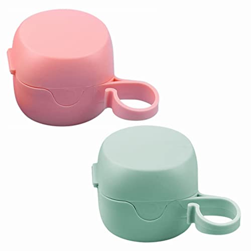 2 Stück Baby-Schnullerhüllen für Schnuller, Schnuller-Halter, Schnuller-Halter, Boxen für Säuglinge und Babys